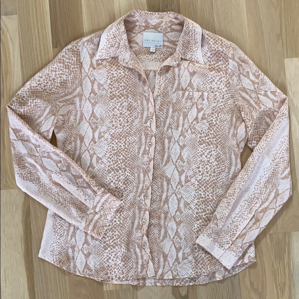 Python Button Down Blouse - image 1